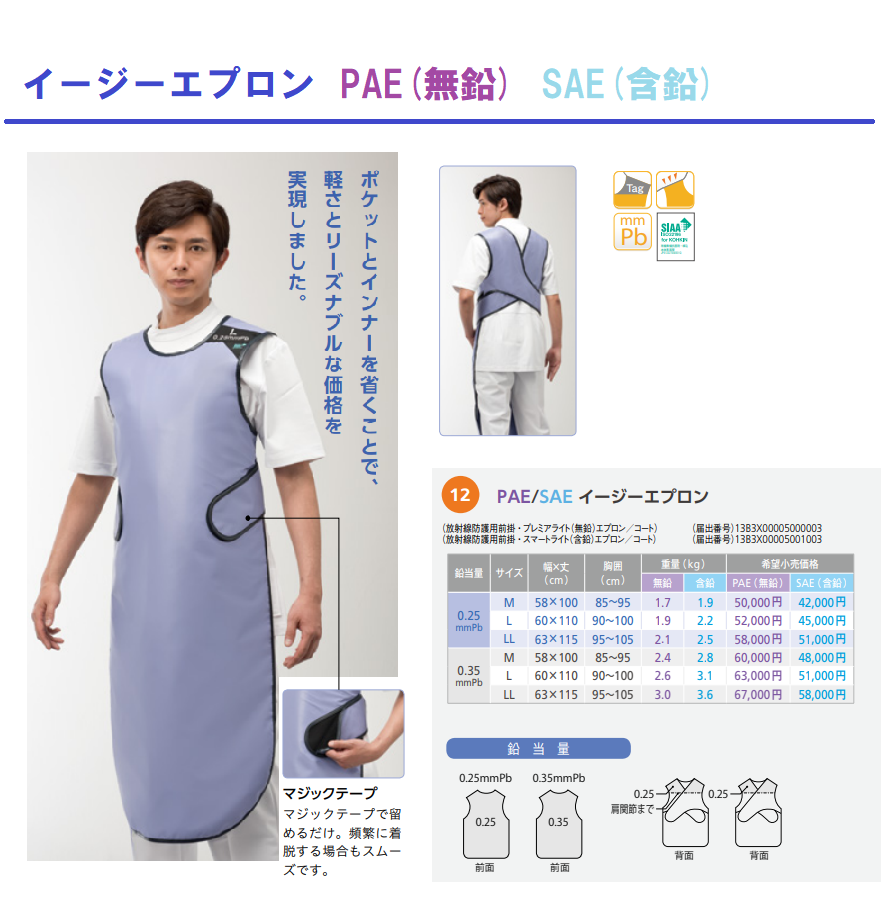 熱い販売 保科製作所 ウインドエプロン スマートライト SAW M 0.25MMPB